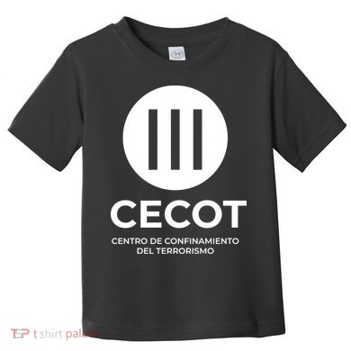 CECOT Prison Jail Funny Halloween Costume El Salvador Toddler T-Shirt
