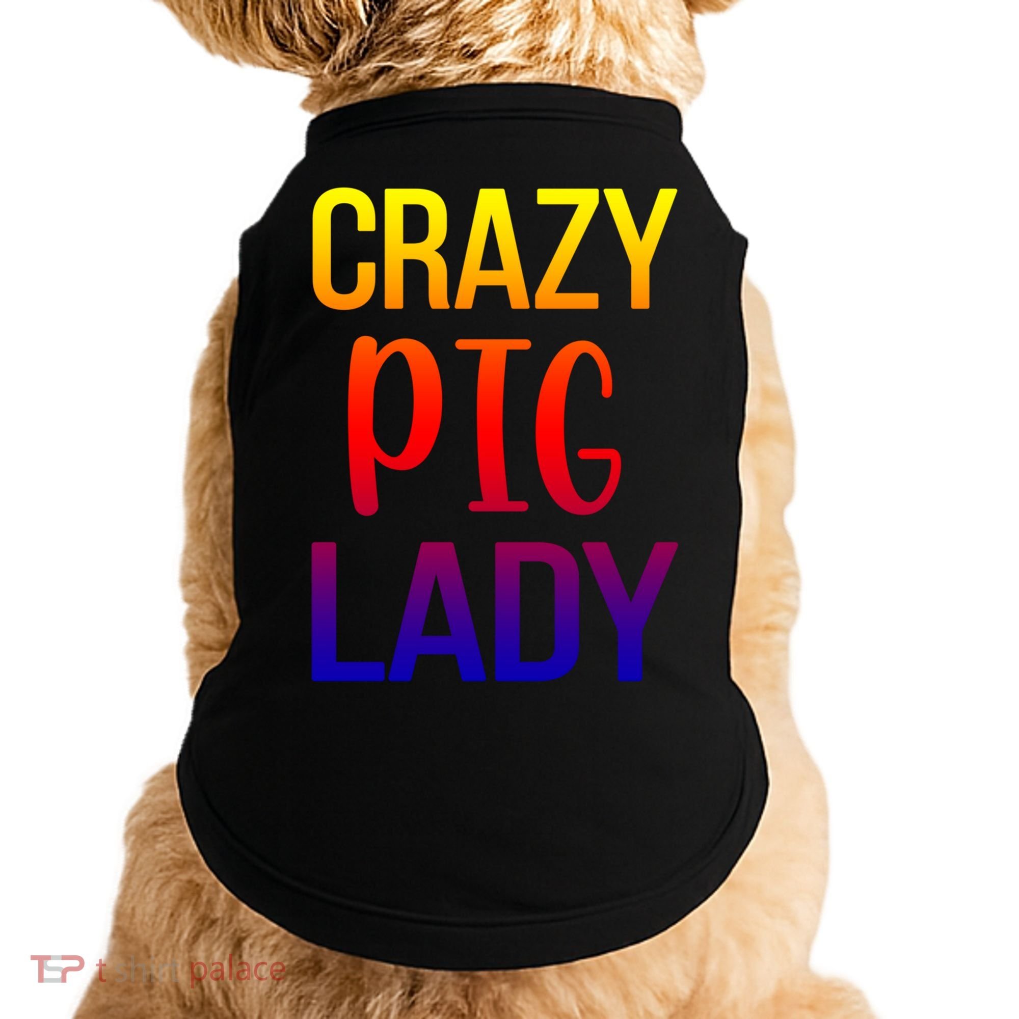 Crazy Pig Lady Pig Mom Pig Lover Pig Mama Pig Owner Cool Gift Doggie Tank
