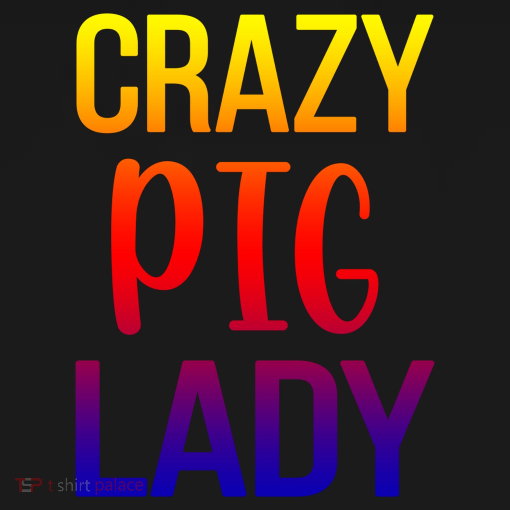 Crazy Pig Lady Pig Mom Pig Lover Pig Mama Pig Owner Cool Gift Apron