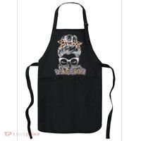 Cute Pink Leopard Print Breast Cancer Warrior Apron thumb 0