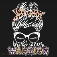 Cute Pink Leopard Print Breast Cancer Warrior Tote Bag thumb 4