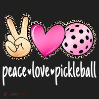 Cute Pickleballpeace Love Pickleball Lover Leopard Print Best Gift Hat thumb 2