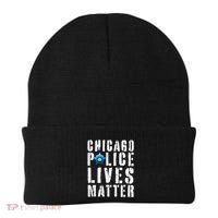 Chicago Police Lives Matter Protect Chicago Cops Beanie thumb 0