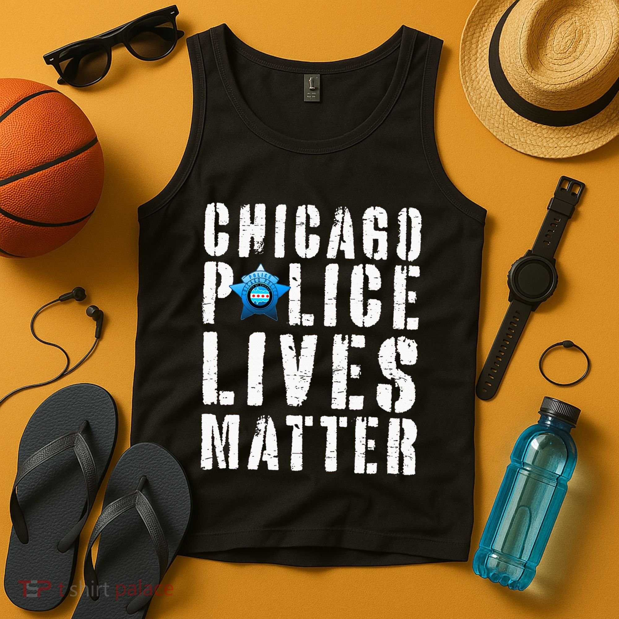 Chicago Police Lives Matter Protect Chicago Cops Tank Top