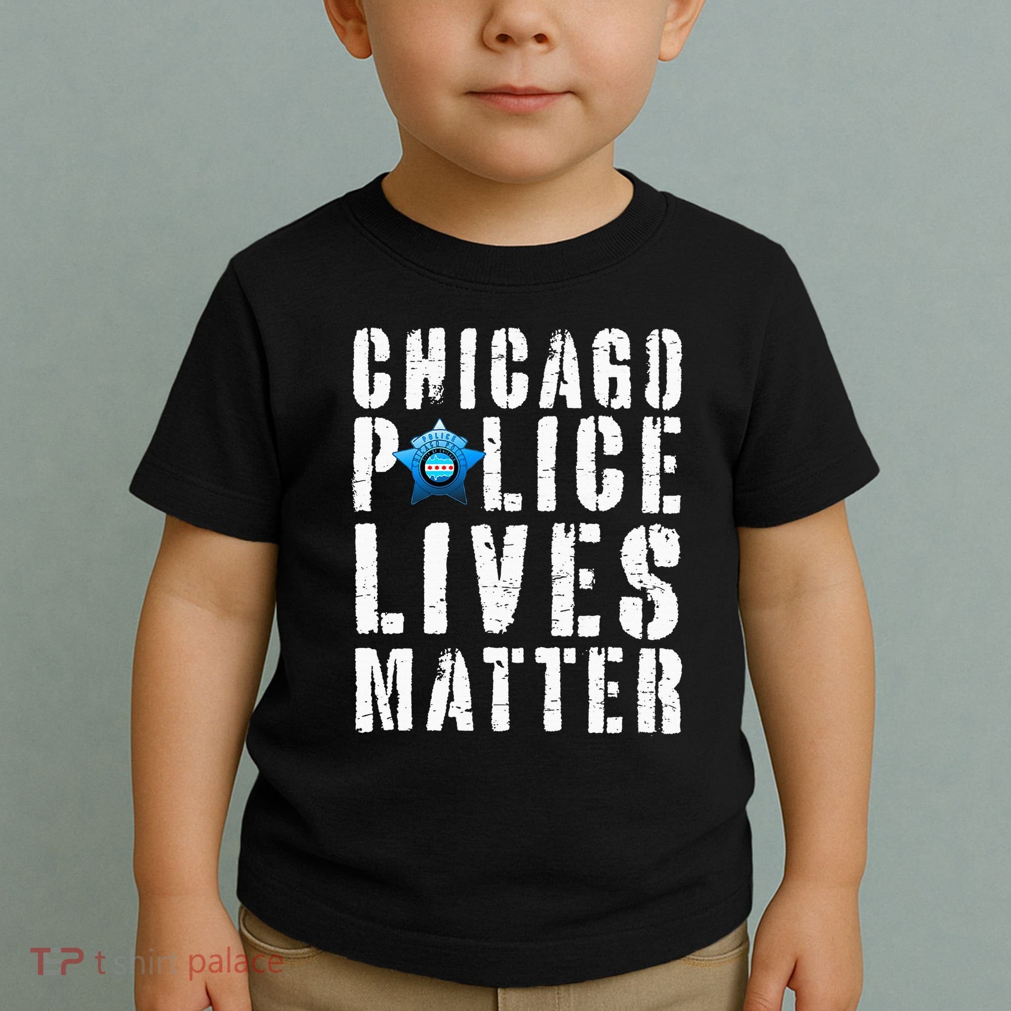 Chicago Police Lives Matter Protect Chicago Cops Toddler T-Shirt