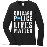 Chicago Police Lives Matter Protect Chicago Cops Women's Long Sleeve Shirt thumb 0