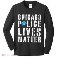 Chicago Police Lives Matter Protect Chicago Cops Kids Long Sleeve Shirt thumb 0