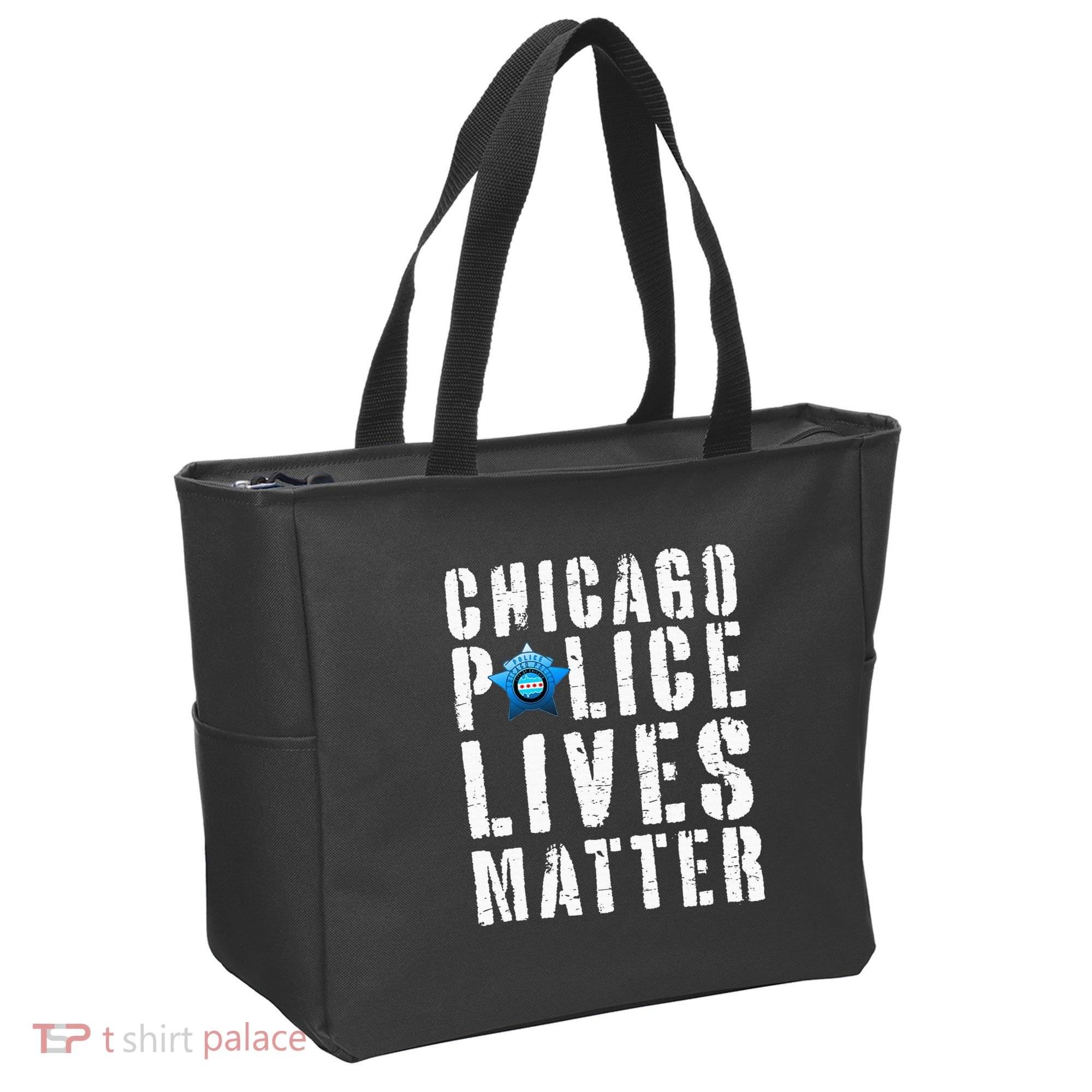 Chicago Police Lives Matter Protect Chicago Cops Tote Bag