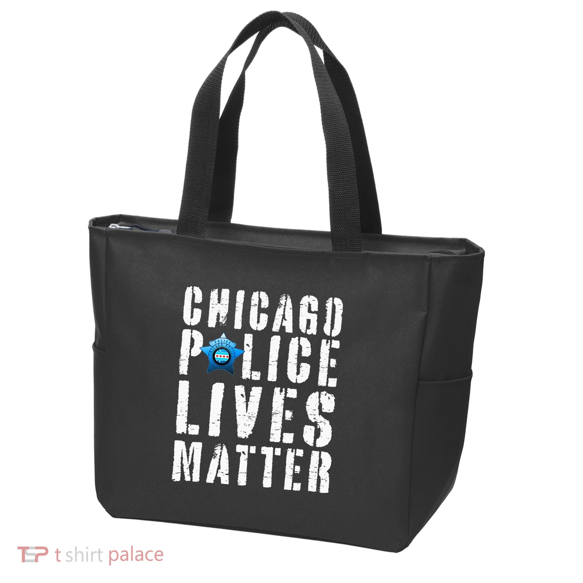 Chicago Police Lives Matter Protect Chicago Cops Tote Bag