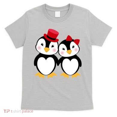 Cute Penguin Love Couples Valentines T-Shirt