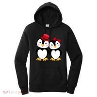Cute Penguin Love Couples Valentines Women's Hoodie thumb 0