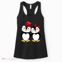 Cute Penguin Love Couples Valentines Women's Tank Top thumb 0