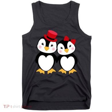 Cute Penguin Love Couples Valentines Tank Top