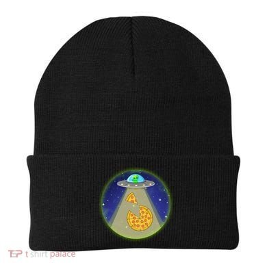 Cool Pizza Loving UFO Alien Beanie