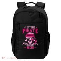 Captain Pirate Let The Pirate Shenanigans Begin Funny Backpack thumb 0