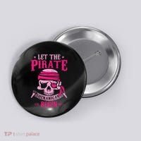 Captain Pirate Let The Pirate Shenanigans Begin Funny Button thumb 0