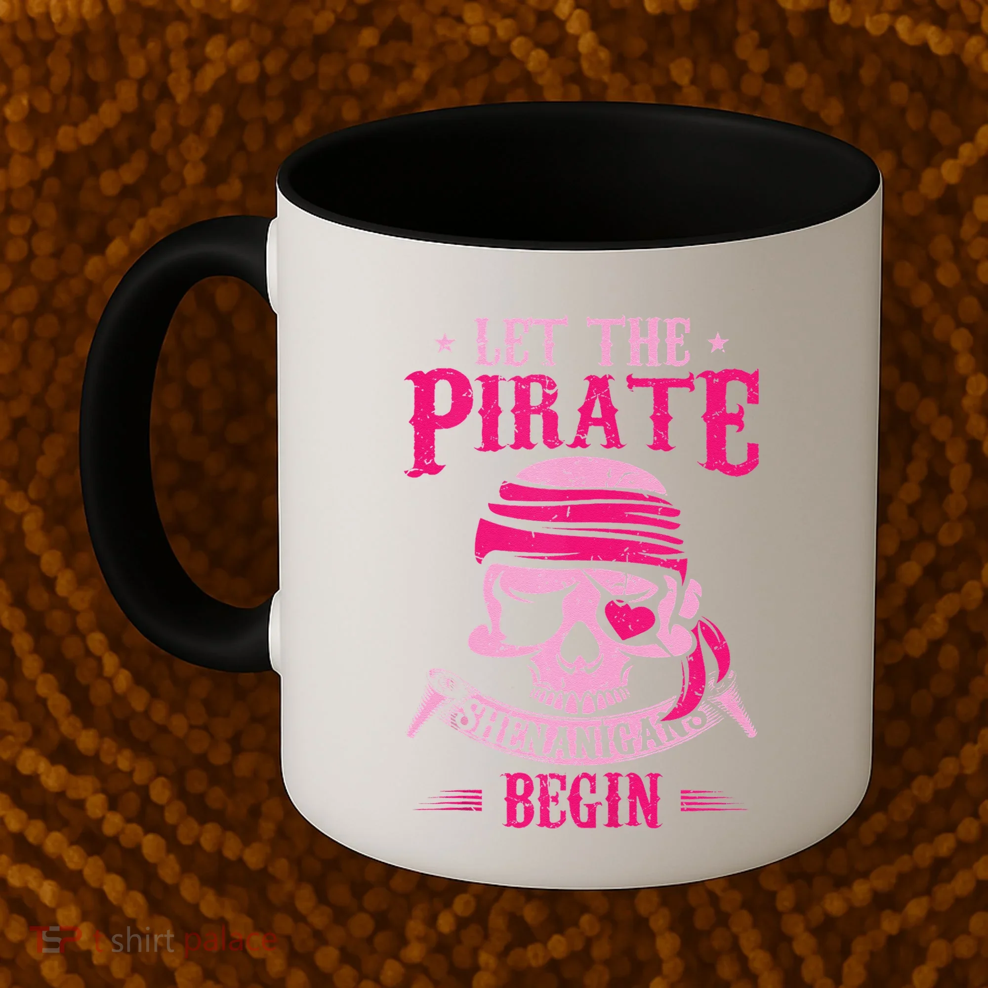 Captain Pirate Let The Pirate Shenanigans Begin Funny Coffee Mug