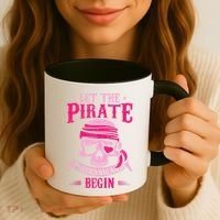Captain Pirate Let The Pirate Shenanigans Begin Funny Coffee Mug thumb 3
