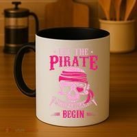 Captain Pirate Let The Pirate Shenanigans Begin Funny Coffee Mug thumb 4