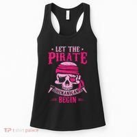Captain Pirate Let The Pirate Shenanigans Begin Funny Women's Tank Top thumb 0