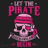 Captain Pirate Let The Pirate Shenanigans Begin Funny Hat thumb 2