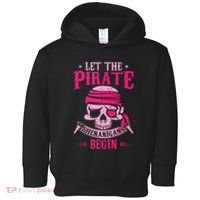 Captain Pirate Let The Pirate Shenanigans Begin Funny Toddler Hoodie thumb 0