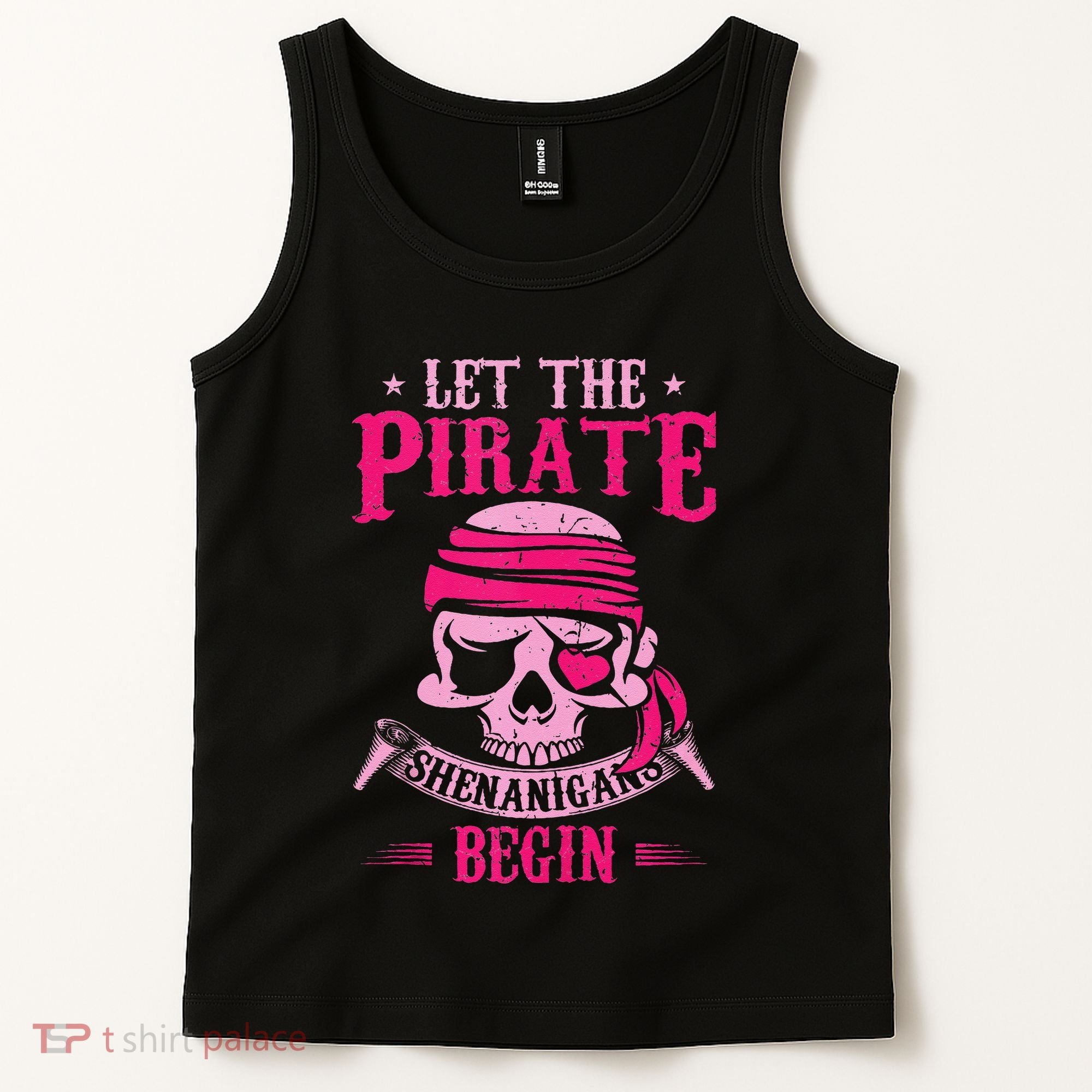 Captain Pirate Let The Pirate Shenanigans Begin Funny Tank Top