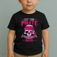 Captain Pirate Let The Pirate Shenanigans Begin Funny Toddler T-Shirt thumb 2