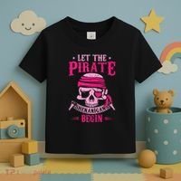 Captain Pirate Let The Pirate Shenanigans Begin Funny Toddler T-Shirt thumb 3