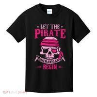 Captain Pirate Let The Pirate Shenanigans Begin Funny Kids T-Shirt thumb 0