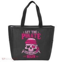 Captain Pirate Let The Pirate Shenanigans Begin Funny Tote Bag thumb 0