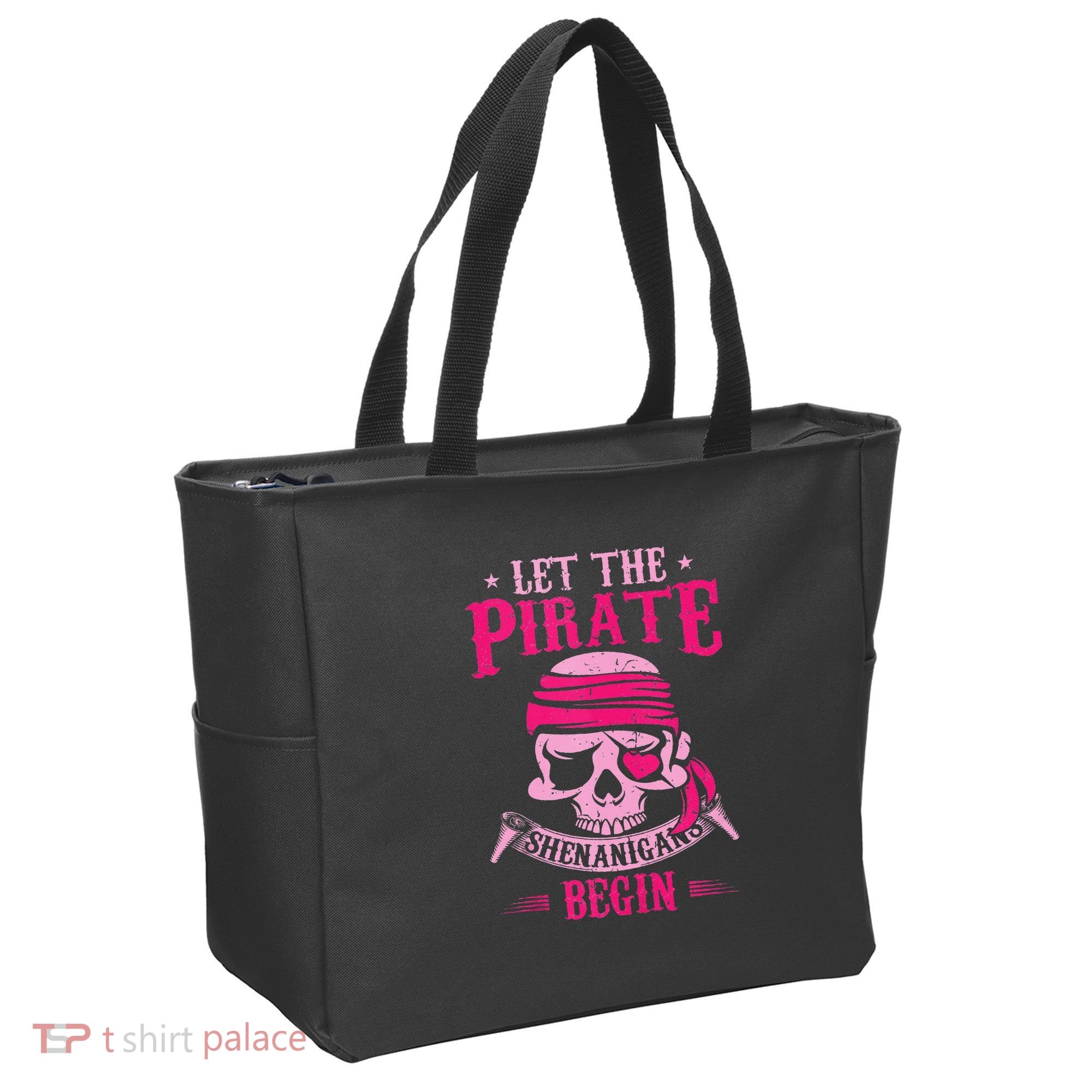 Captain Pirate Let The Pirate Shenanigans Begin Funny Tote Bag