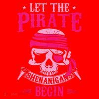 Captain Pirate Let The Pirate Shenanigans Begin Funny Santa Hat thumb 1