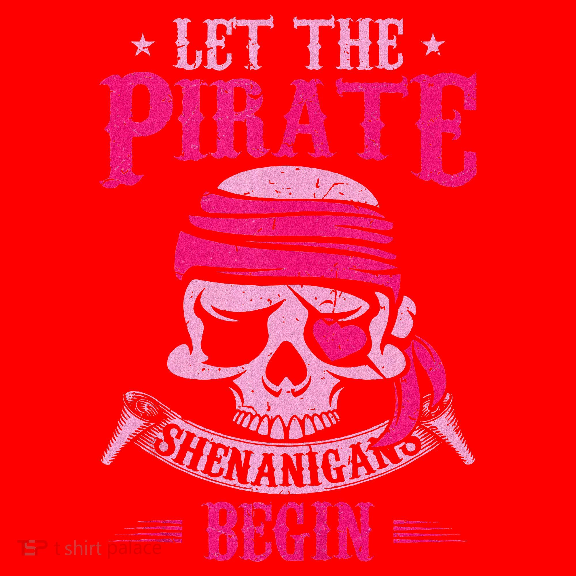 Captain Pirate Let The Pirate Shenanigans Begin Funny Santa Hat