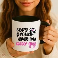 Crazy Proud Loud Soccer Gigi Soccer Player Gigi Funny Gift Coffee Mug thumb 3