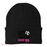 Crazy Proud Loud Soccer Gigi Soccer Player Gigi Funny Gift Beanie thumb 0