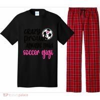 Crazy Proud Loud Soccer Gigi Soccer Player Gigi Funny Gift Pajama Set thumb 0