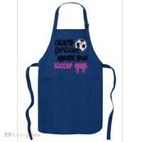 Crazy Proud Loud Soccer Gigi Soccer Player Gigi Funny Gift Apron thumb 0