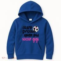 Crazy Proud Loud Soccer Gigi Soccer Player Gigi Funny Gift Kids Hoodie thumb 0