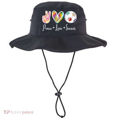 Cute Peace Love Soccer Bucket Hat