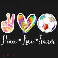 Cute Peace Love Soccer Tote Bag thumb 4