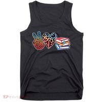 Cute Peace Love Books Reading Fan Book Lover Tank Top thumb 0