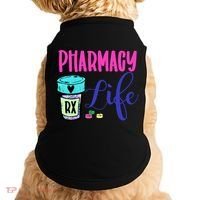 Cute Pharmacy Life Medication Pill Pharmacist Pharmacy Tech Gift Doggie Tank thumb 0