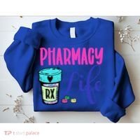 Cute Pharmacy Life Medication Pill Pharmacist Pharmacy Tech Gift Sweatshirt thumb 2
