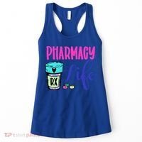 Cute Pharmacy Life Medication Pill Pharmacist Pharmacy Tech Gift Women's Tank Top thumb 0