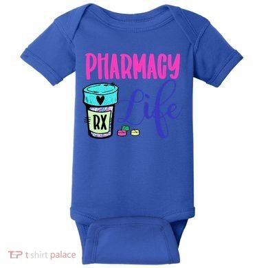 Cute Pharmacy Life Medication Pill Pharmacist Pharmacy Tech Gift Baby Bodysuit