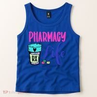 Cute Pharmacy Life Medication Pill Pharmacist Pharmacy Tech Gift Tank Top thumb 2
