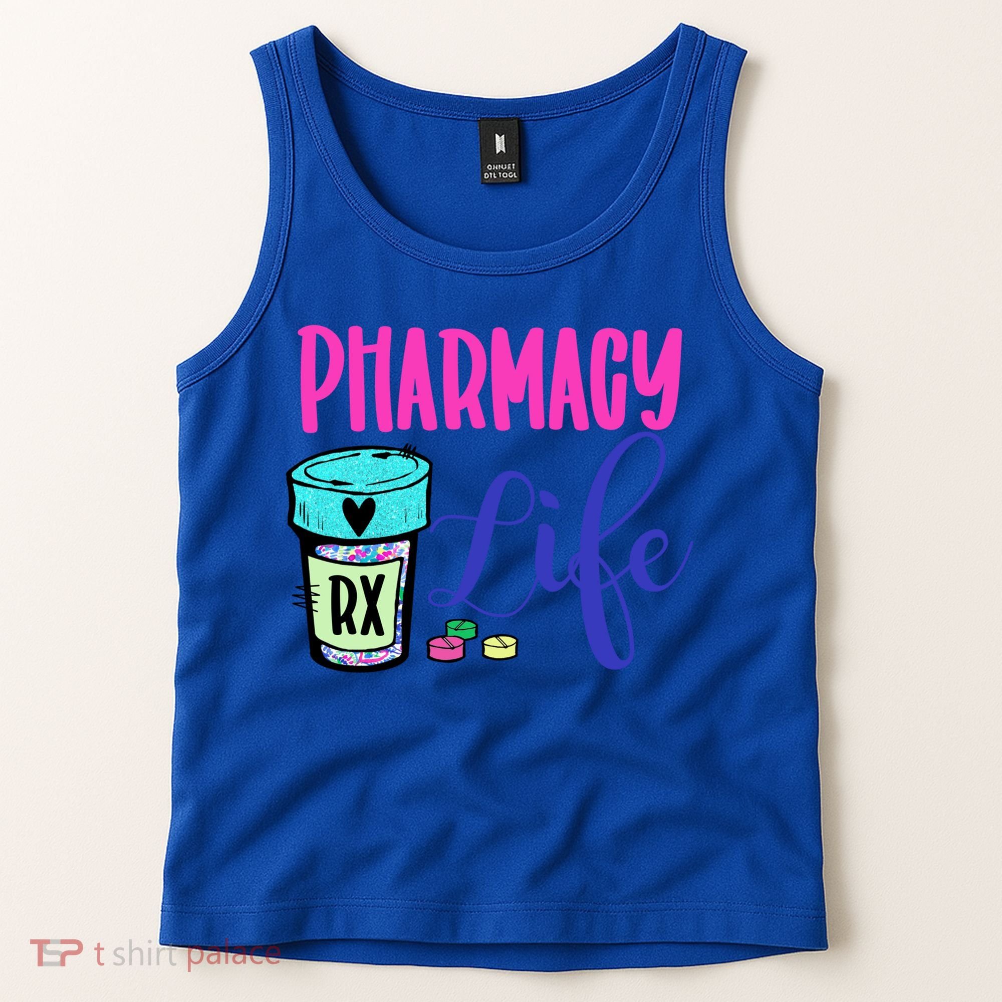 Cute Pharmacy Life Medication Pill Pharmacist Pharmacy Tech Gift Tank Top