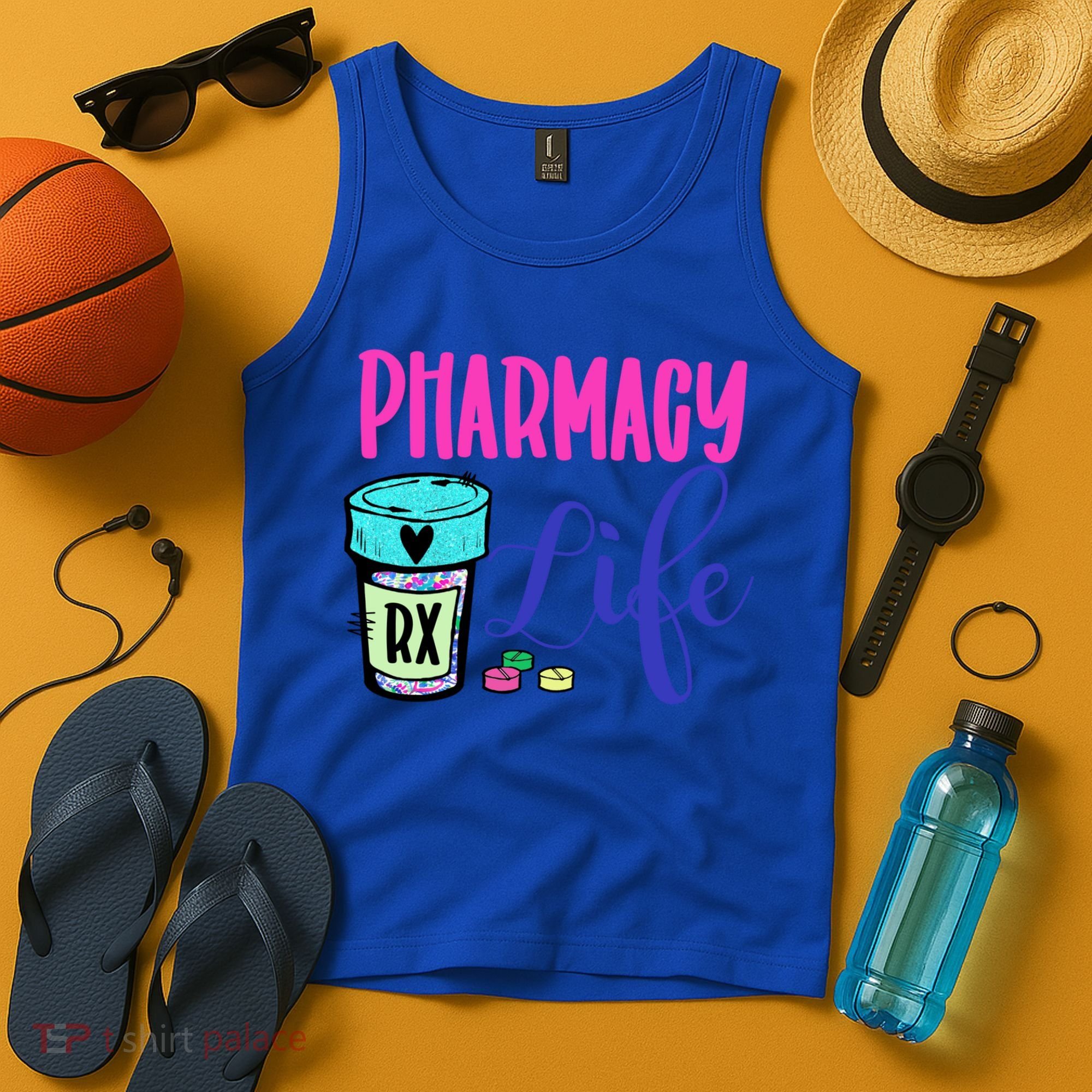 Cute Pharmacy Life Medication Pill Pharmacist Pharmacy Tech Gift Tank Top