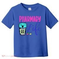 Cute Pharmacy Life Medication Pill Pharmacist Pharmacy Tech Gift Toddler T-Shirt thumb 0